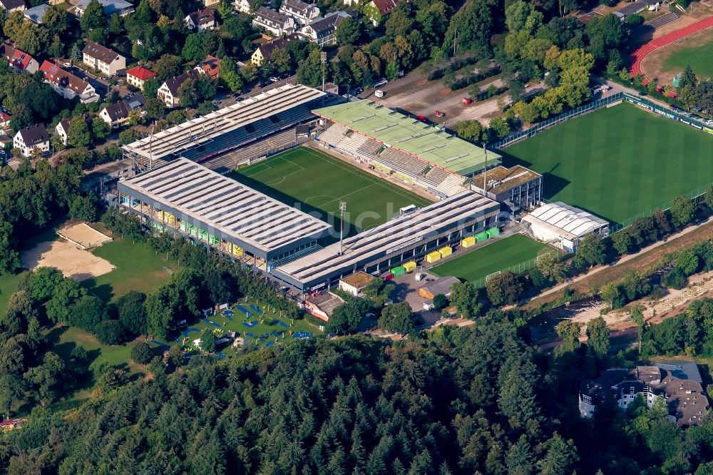 Luftbild Freiburg im Breisgau - Sportstätten-Gelände der Arena des Stadion Dreisam Stadion in Freiburg im Breisgau im Bundesland Baden-Württemberg, Deutschland