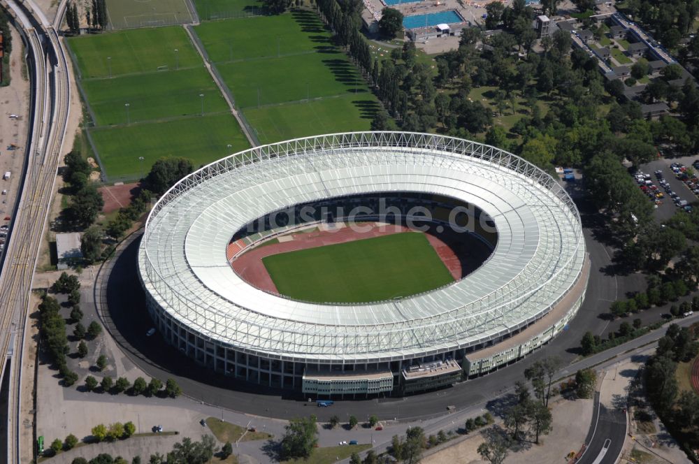 Luftbild Wien - Sportstätten-Gelände der Arena des Stadion Ernst-Happel-Stadion in Wien in Österreich