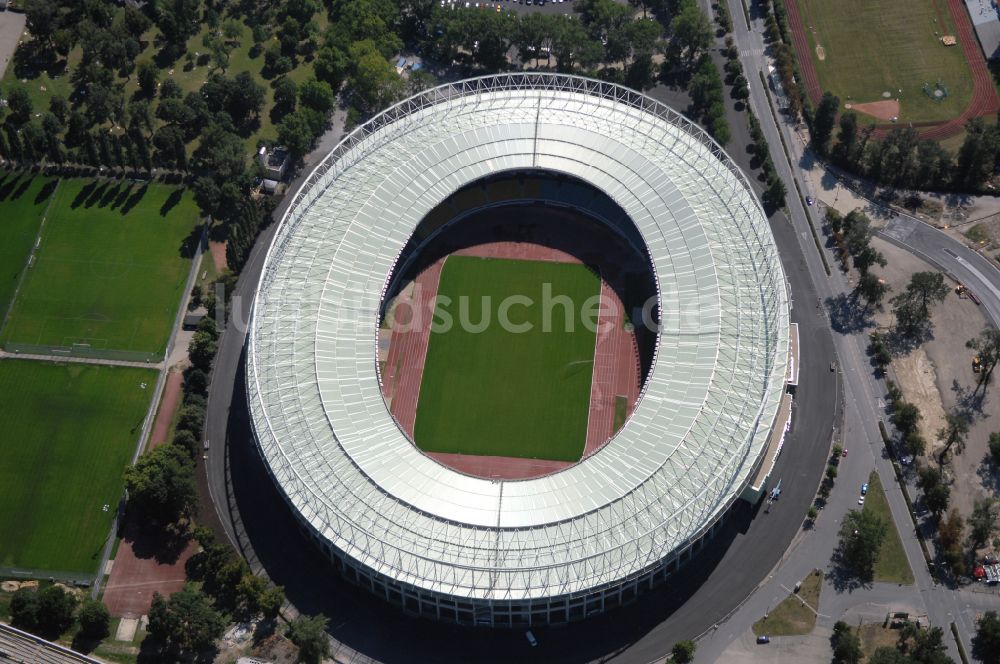 Luftbild Wien - Sportstätten-Gelände der Arena des Stadion Ernst-Happel-Stadion in Wien in Österreich