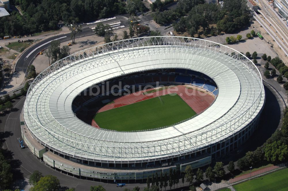 Luftaufnahme Wien - Sportstätten-Gelände der Arena des Stadion Ernst-Happel-Stadion in Wien in Österreich