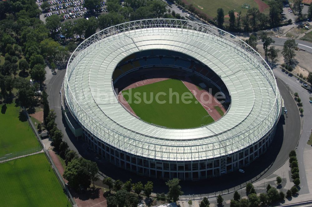 Luftaufnahme Wien - Sportstätten-Gelände der Arena des Stadion Ernst-Happel-Stadion in Wien in Österreich