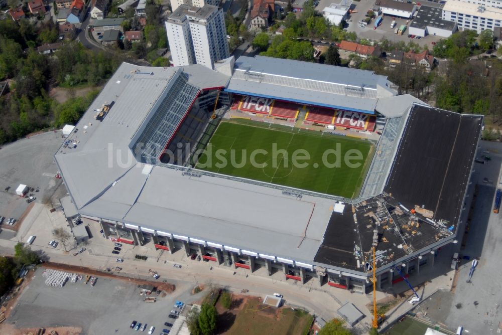 Luftaufnahme Kaiserslautern - Sportstätten-Gelände der Arena des Stadion Fritz-Walter-Stadion in Kaiserslautern im Bundesland Rheinland-Pfalz, Deutschland