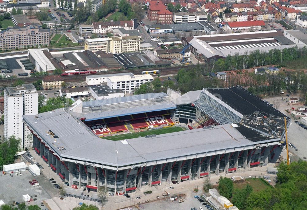 Luftaufnahme Kaiserslautern - Sportstätten-Gelände der Arena des Stadion Fritz-Walter-Stadion in Kaiserslautern im Bundesland Rheinland-Pfalz, Deutschland