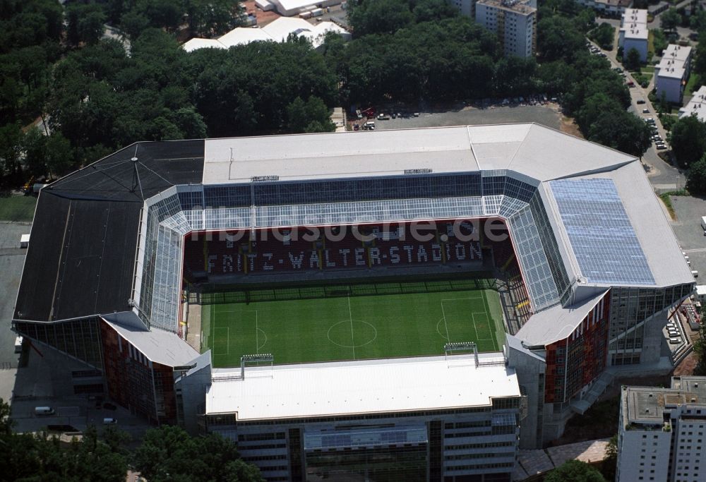 Luftbild Kaiserslautern - Sportstätten-Gelände der Arena des Stadion Fritz-Walter-Stadion in Kaiserslautern im Bundesland Rheinland-Pfalz, Deutschland