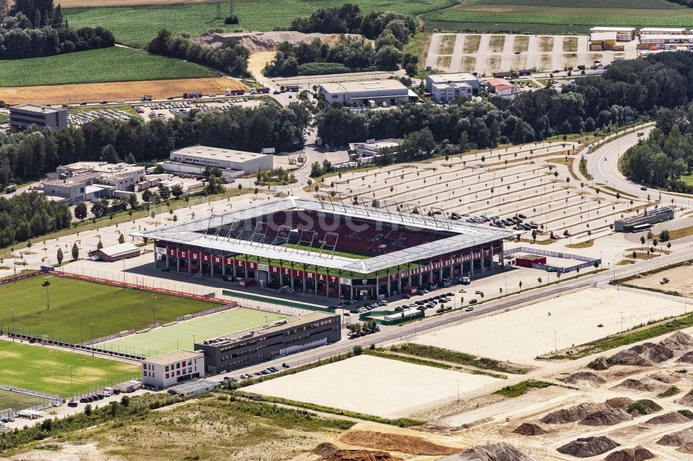 Luftbild Ingolstadt - Sportstätten-Gelände der Arena des Stadion in Ingolstadt im Bundesland Bayern