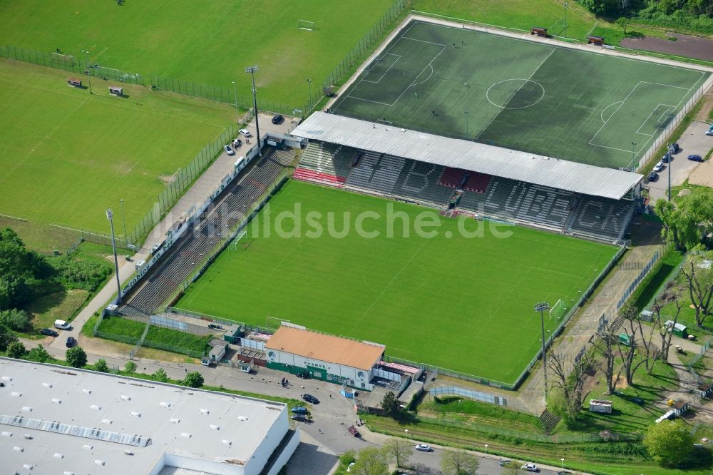 Luftbild Lübeck - Sportstätten-Gelände der Arena des Stadion in Lübeck im Bundesland Schleswig-Holstein