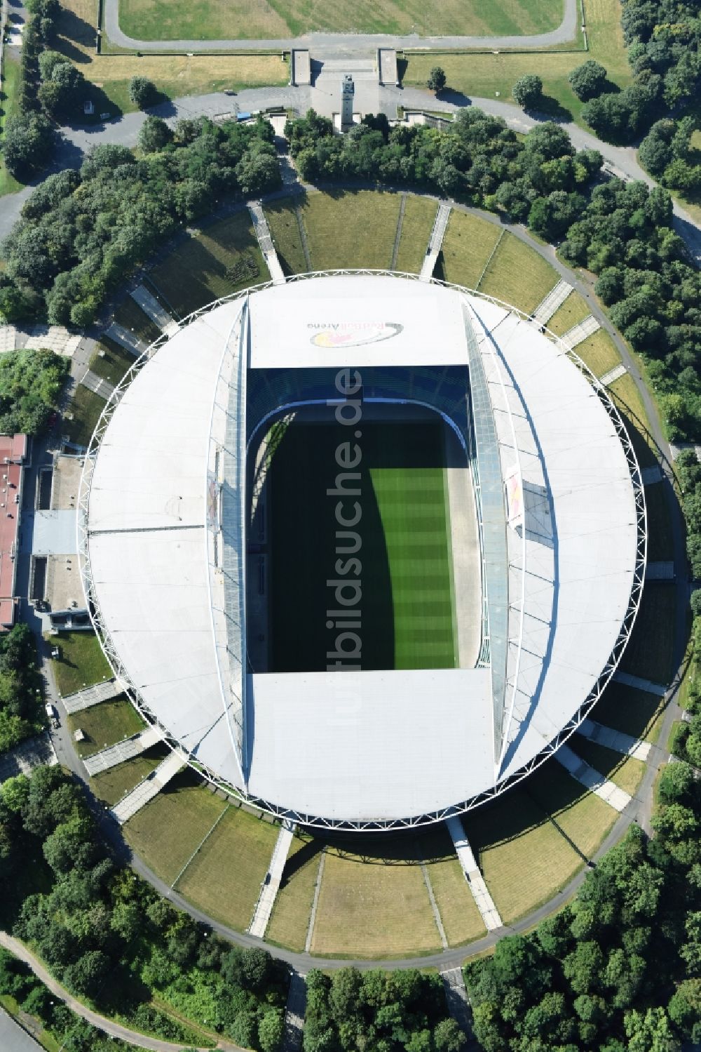 Luftaufnahme Leipzig - Sportstätten-Gelände der Arena des Stadion in Leipzig im Bundesland Sachsen