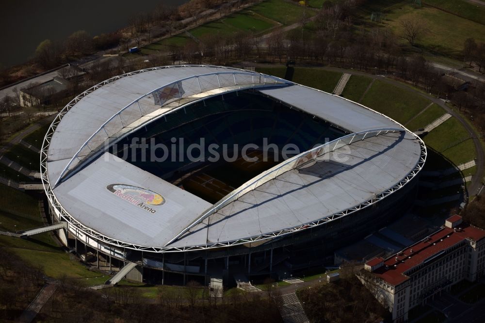 Luftaufnahme Leipzig - Sportstätten-Gelände der Arena des Stadion in Leipzig im Bundesland Sachsen