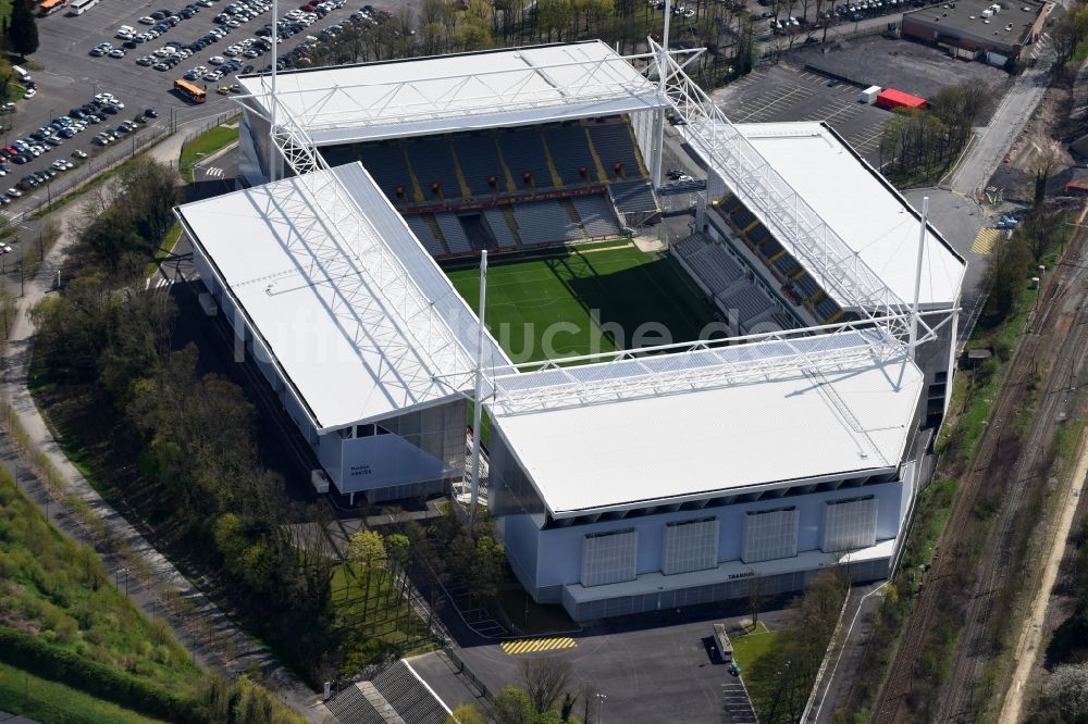 Luftbild Lens - Sportstätten-Gelände der Arena des Stadion in Lens in Nord-Pas-de-Calais Picardie, Frankreich