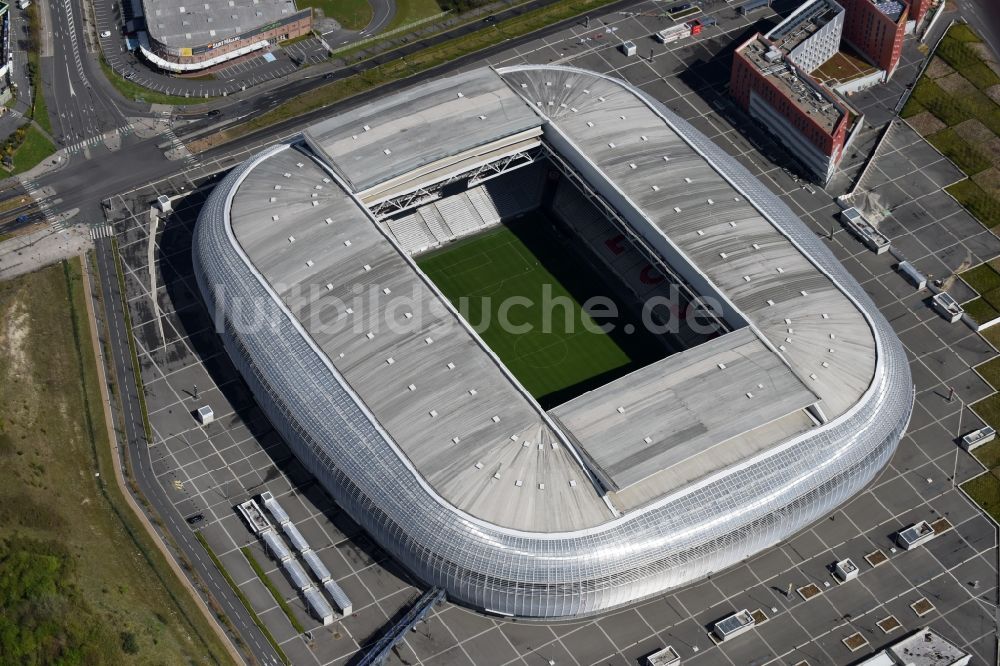 Luftbild Lille - Sportstätten-Gelände der Arena des Stadion in Lille in Nord-Pas-de-Calais Picardie, Frankreich