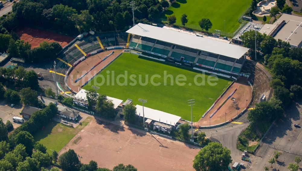 Münster von oben - Sportstätten-Gelände der Arena des Stadion in Münster im Bundesland Nordrhein-Westfalen