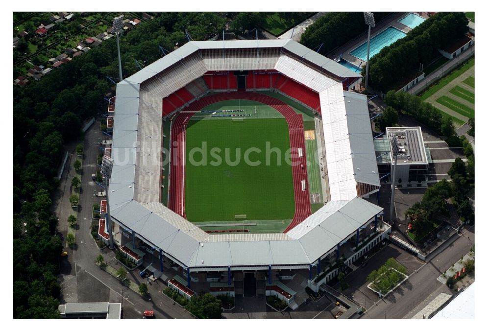 Luftbild Nürnberg - Sportstätten-Gelände der Arena des Stadion in Nürnberg im Bundesland Bayern