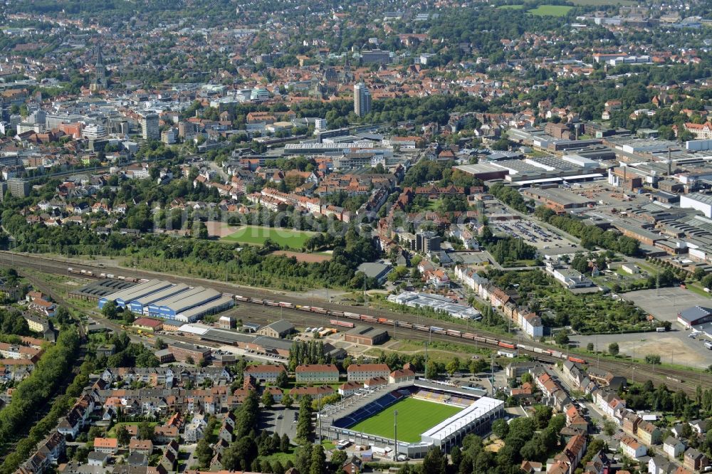 Luftbild Osnabrück - Sportstätten-Gelände der Arena des Stadion in Osnabrück im Bundesland Niedersachsen