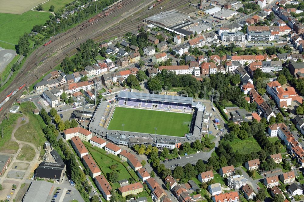 Luftbild Osnabrück - Sportstätten-Gelände der Arena des Stadion in Osnabrück im Bundesland Niedersachsen