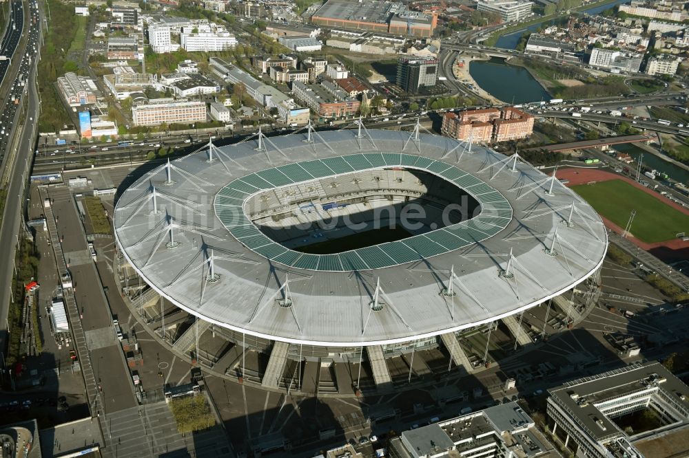 Luftbild Paris Saint-Denis - Sportstätten- Gelände der Arena des Stadion in Paris - Saint-Denis in Ile-de-France, Frankreich