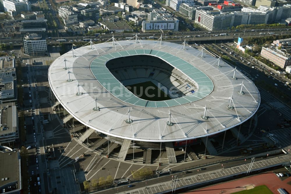 Paris Saint-Denis aus der Vogelperspektive: Sportstätten- Gelände der Arena des Stadion in Paris - Saint-Denis in Ile-de-France, Frankreich