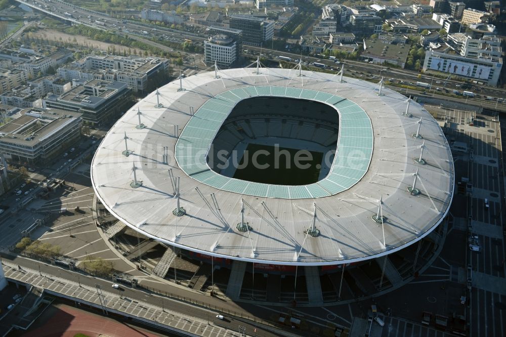 Paris Saint-Denis aus der Vogelperspektive: Sportstätten- Gelände der Arena des Stadion in Paris - Saint-Denis in Ile-de-France, Frankreich