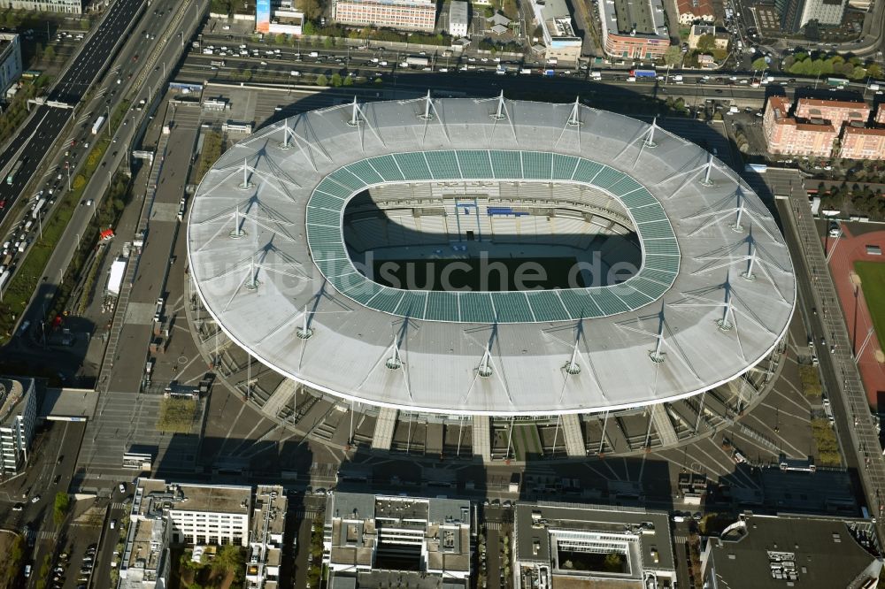 Paris Saint-Denis aus der Vogelperspektive: Sportstätten- Gelände der Arena des Stadion in Paris - Saint-Denis in Ile-de-France, Frankreich