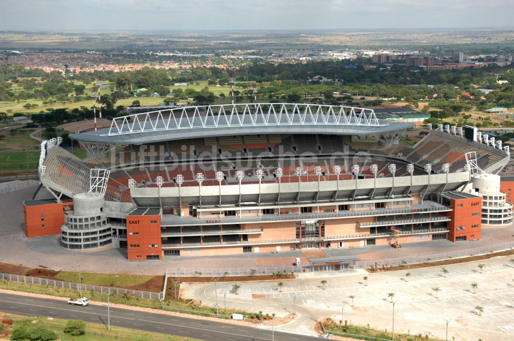 Luftbild Polokwane - Sportstätten-Gelände der Arena des Stadion Peter-Mokaba-Stadion in Polokwane in Limpopo, Südafrika