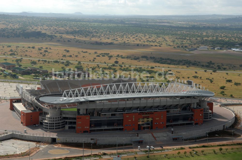 Luftbild Polokwane - Sportstätten-Gelände der Arena des Stadion Peter-Mokaba-Stadion in Polokwane in Limpopo, Südafrika