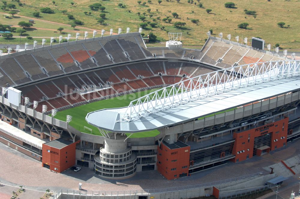 Luftbild Polokwane - Sportstätten-Gelände der Arena des Stadion Peter-Mokaba-Stadion in Polokwane in Limpopo, Südafrika