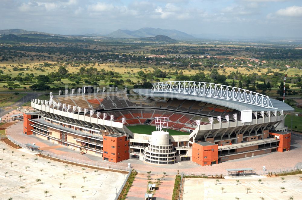 Luftbild Polokwane - Sportstätten-Gelände der Arena des Stadion Peter-Mokaba-Stadion in Polokwane in Limpopo, Südafrika