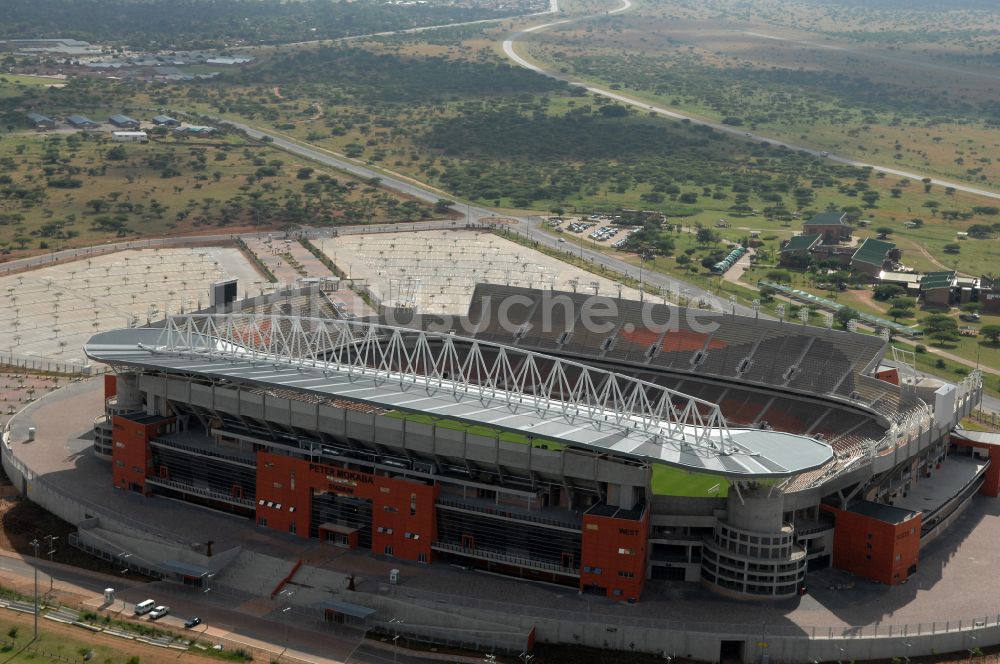 Luftbild Polokwane - Sportstätten-Gelände der Arena des Stadion Peter-Mokaba-Stadion in Polokwane in Limpopo, Südafrika