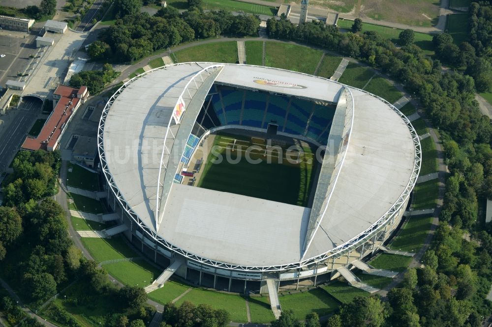 Luftbild Leipzig - Sportstätten-Gelände der Arena des Stadion Am Sportforum in Leipzig im Bundesland Sachsen