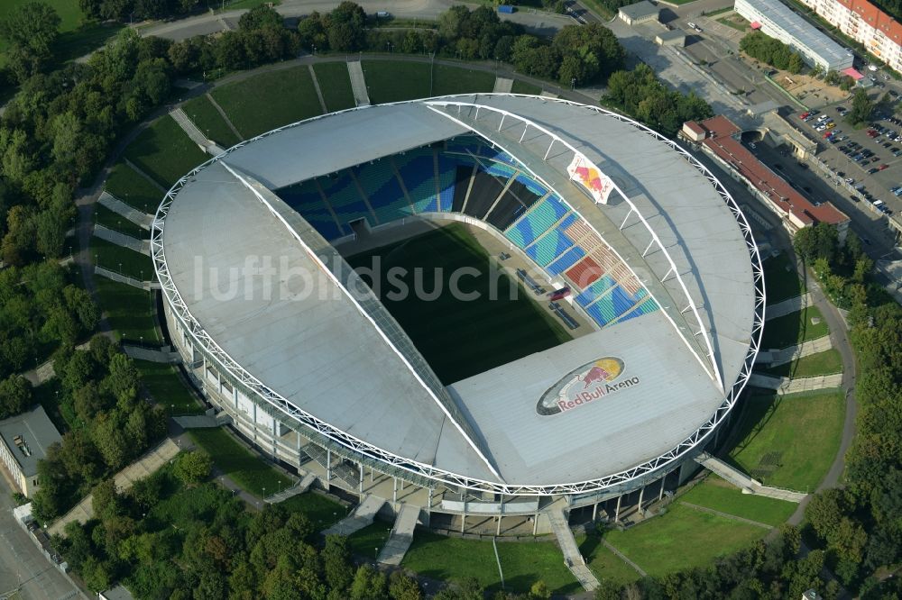 Luftbild Leipzig - Sportstätten-Gelände der Arena des Stadion Am Sportforum in Leipzig im Bundesland Sachsen