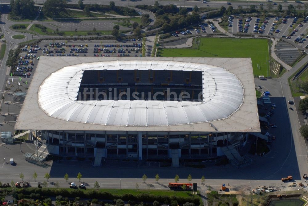 Luftbild Wolfsburg - Sportstätten-Gelände der Arena des Stadion in Wolfsburg im Bundesland Niedersachsen