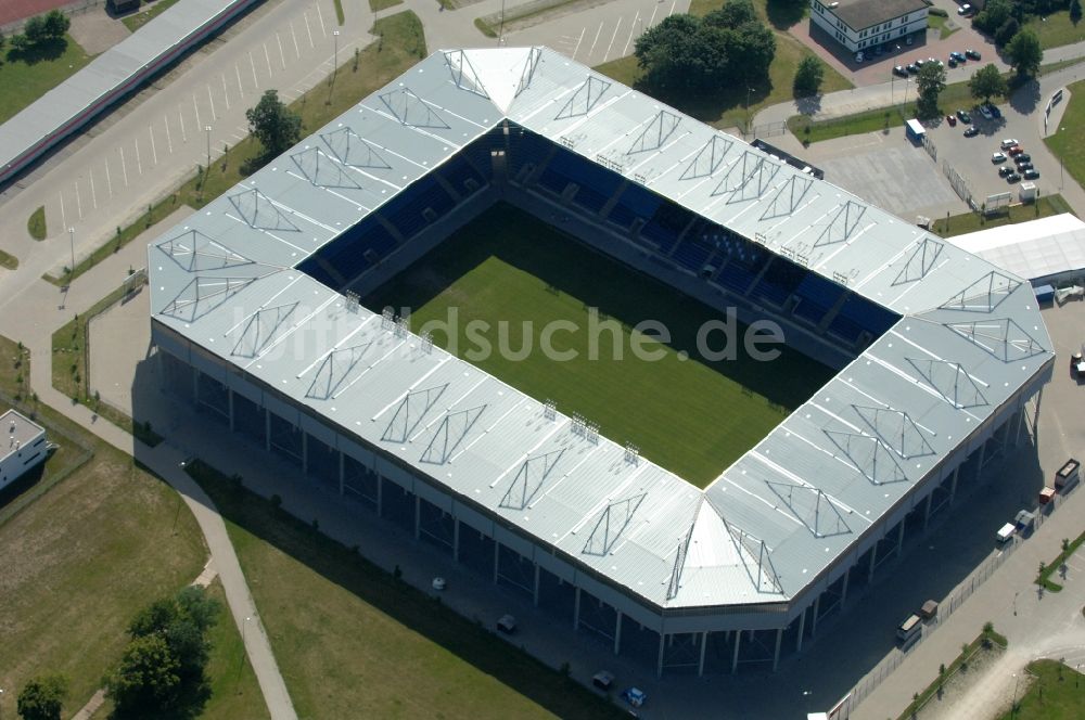 Luftaufnahme Magdeburg - Sportstätten-Gelände der MDCC-Arena in Magdeburg im Bundesland Sachsen-Anhalt