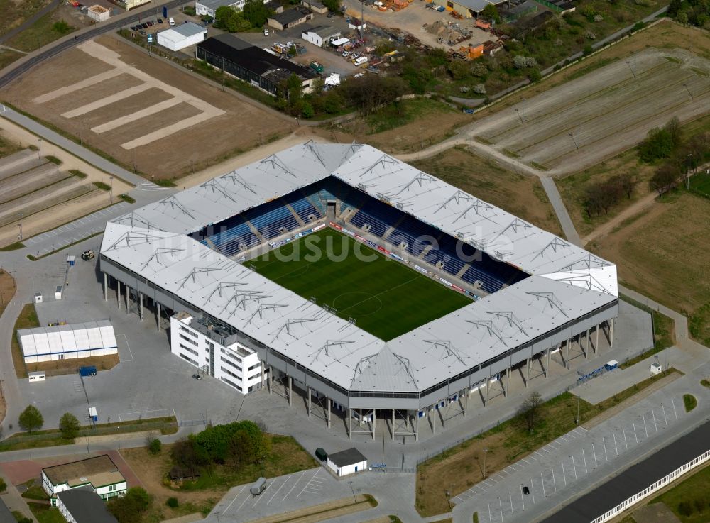 Luftaufnahme Magdeburg - Sportstätten-Gelände der MDCC-Arena in Magdeburg im Bundesland Sachsen-Anhalt