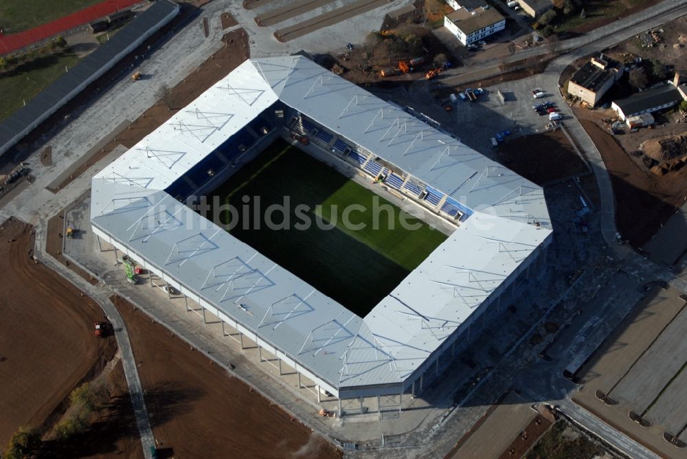 Luftbild Magdeburg - Sportstätten-Gelände der MDCC-Arena in Magdeburg im Bundesland Sachsen-Anhalt