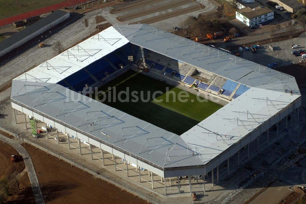 Luftbild Magdeburg - Sportstätten-Gelände der MDCC-Arena in Magdeburg im Bundesland Sachsen-Anhalt