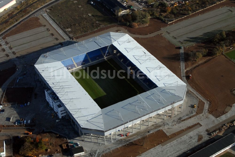 Luftbild Magdeburg - Sportstätten-Gelände der MDCC-Arena in Magdeburg im Bundesland Sachsen-Anhalt