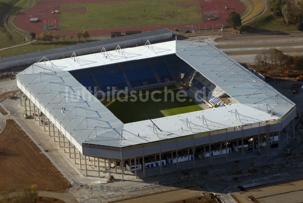 Luftaufnahme Magdeburg - Sportstätten-Gelände der MDCC-Arena in Magdeburg im Bundesland Sachsen-Anhalt