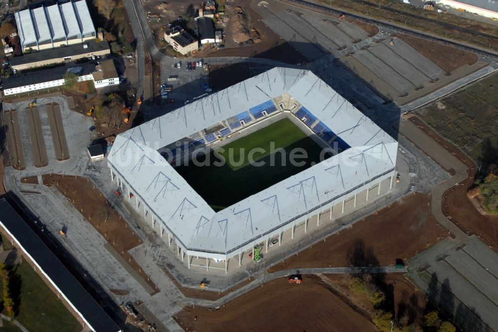 Luftbild Magdeburg - Sportstätten-Gelände der MDCC-Arena in Magdeburg im Bundesland Sachsen-Anhalt