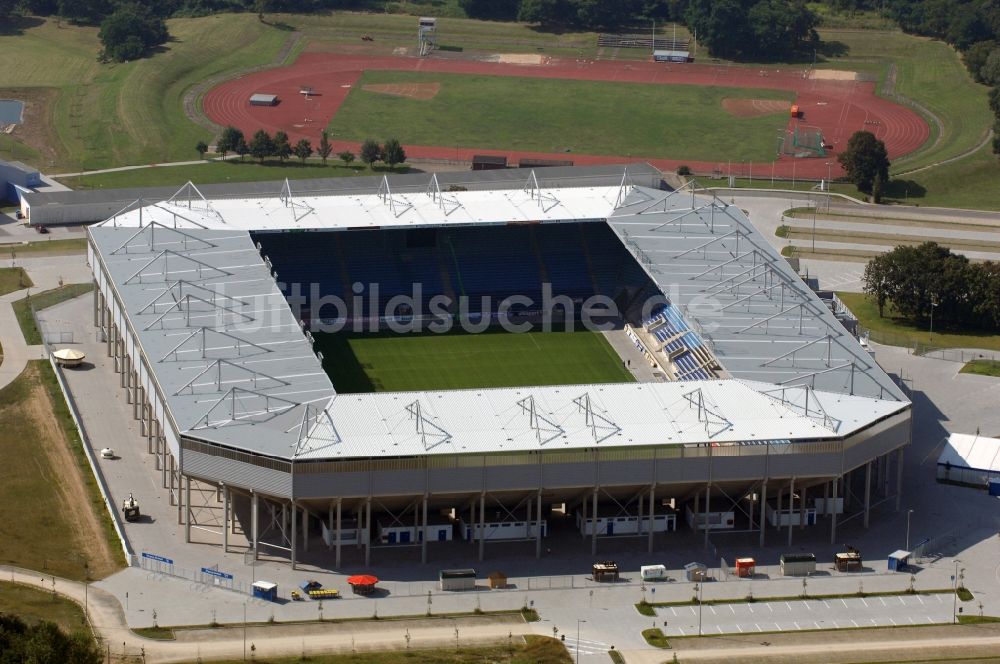 Luftbild Magdeburg - Sportstätten-Gelände der MDCC-Arena in Magdeburg im Bundesland Sachsen-Anhalt