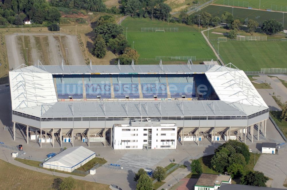 Luftbild Magdeburg - Sportstätten-Gelände der MDCC-Arena in Magdeburg im Bundesland Sachsen-Anhalt