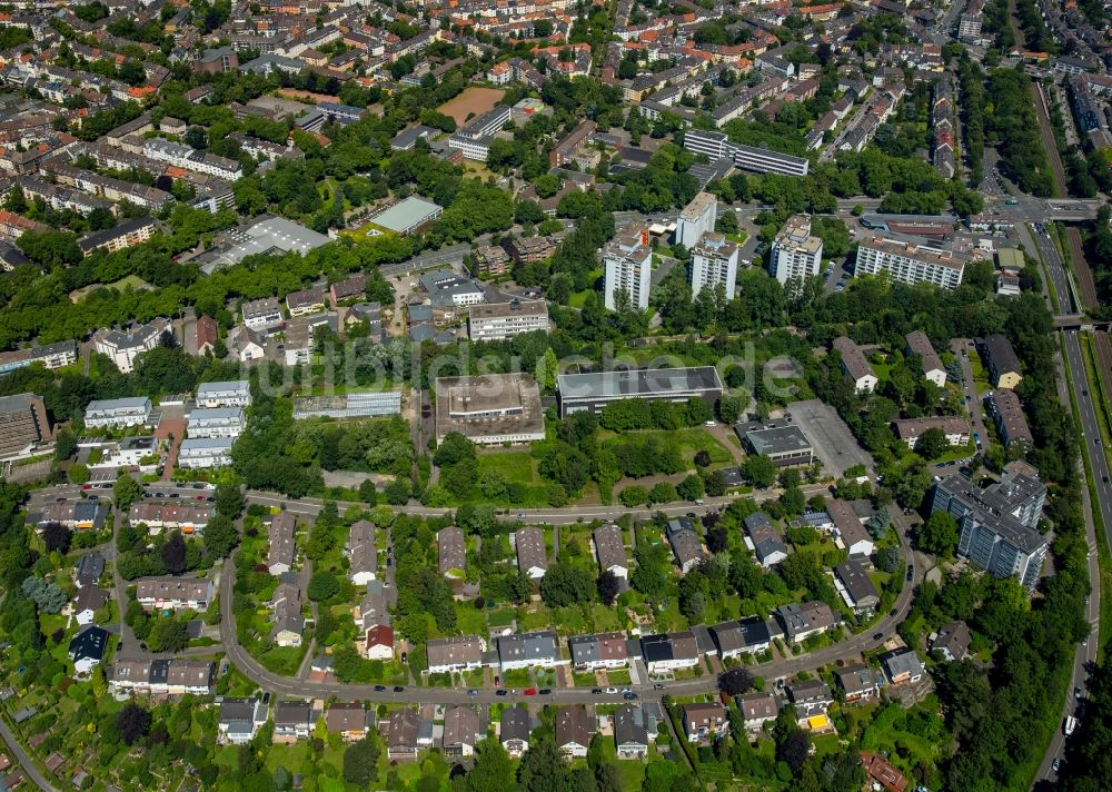 Luftbild Essen - Sportzentrum des Vereins für Gesundheitssport und Sporttherapie an der Universität Duisburg-Essen e.V. in Essen im Bundesland Nordrhein-Westfalen