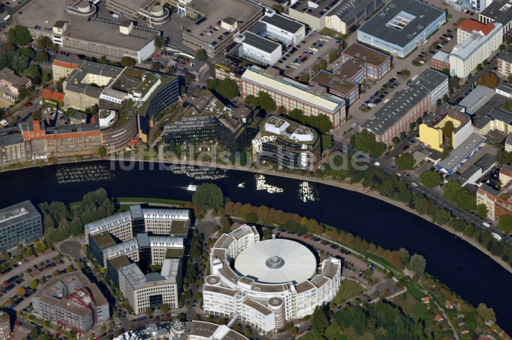 Luftbild Berlin OT Charlottenburg - Spree im Ortsteil Charlottenburg in Berlin