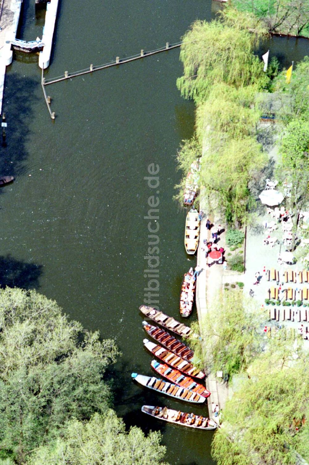 Luftbild Lübben - 29.04.1995 Spreekahnhafen Lübben