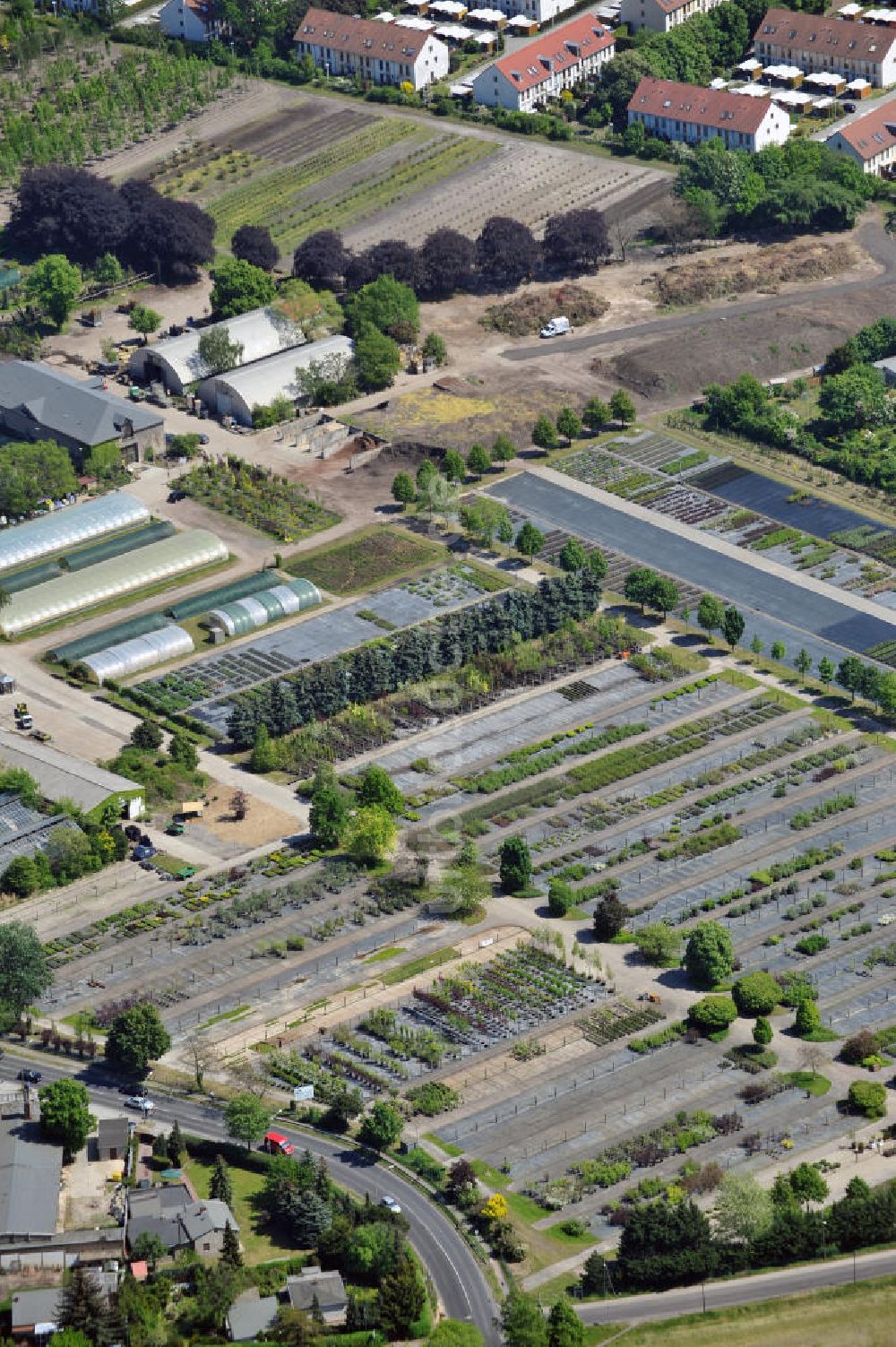 Luftbild Berlin - Späthsche Baumschule in Berlin-Baumschulenweg