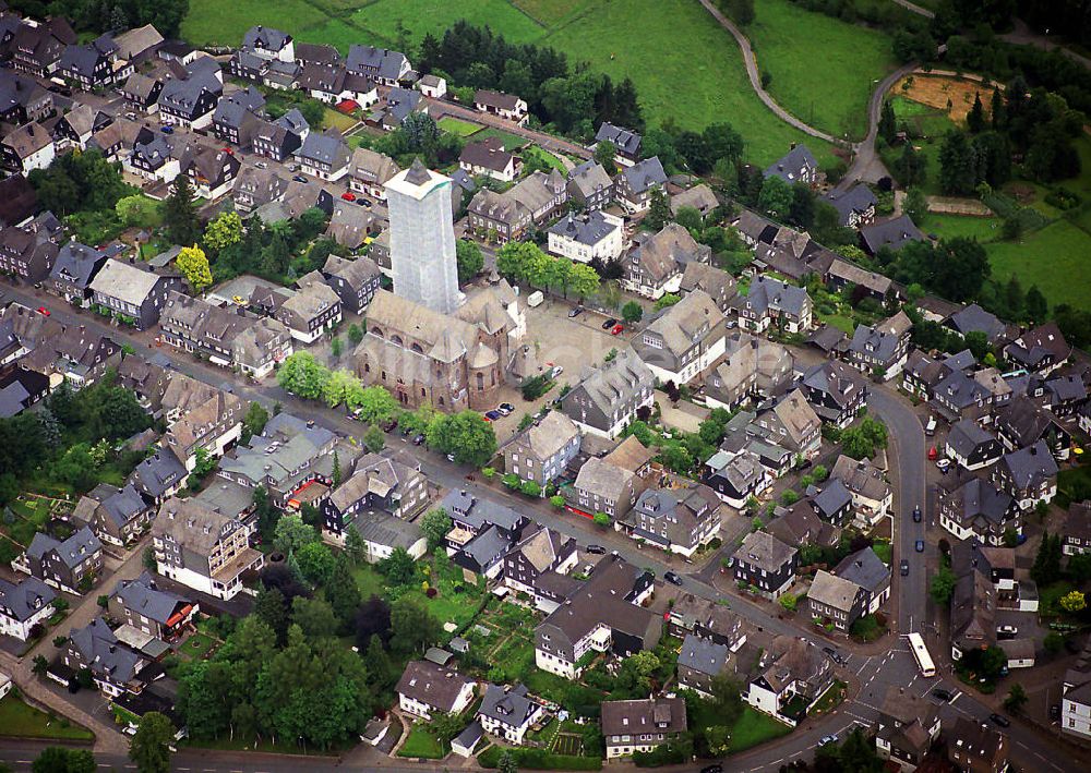 Luftaufnahme Schmallenberg - St.-Alexander-Kirche Schmallenberg