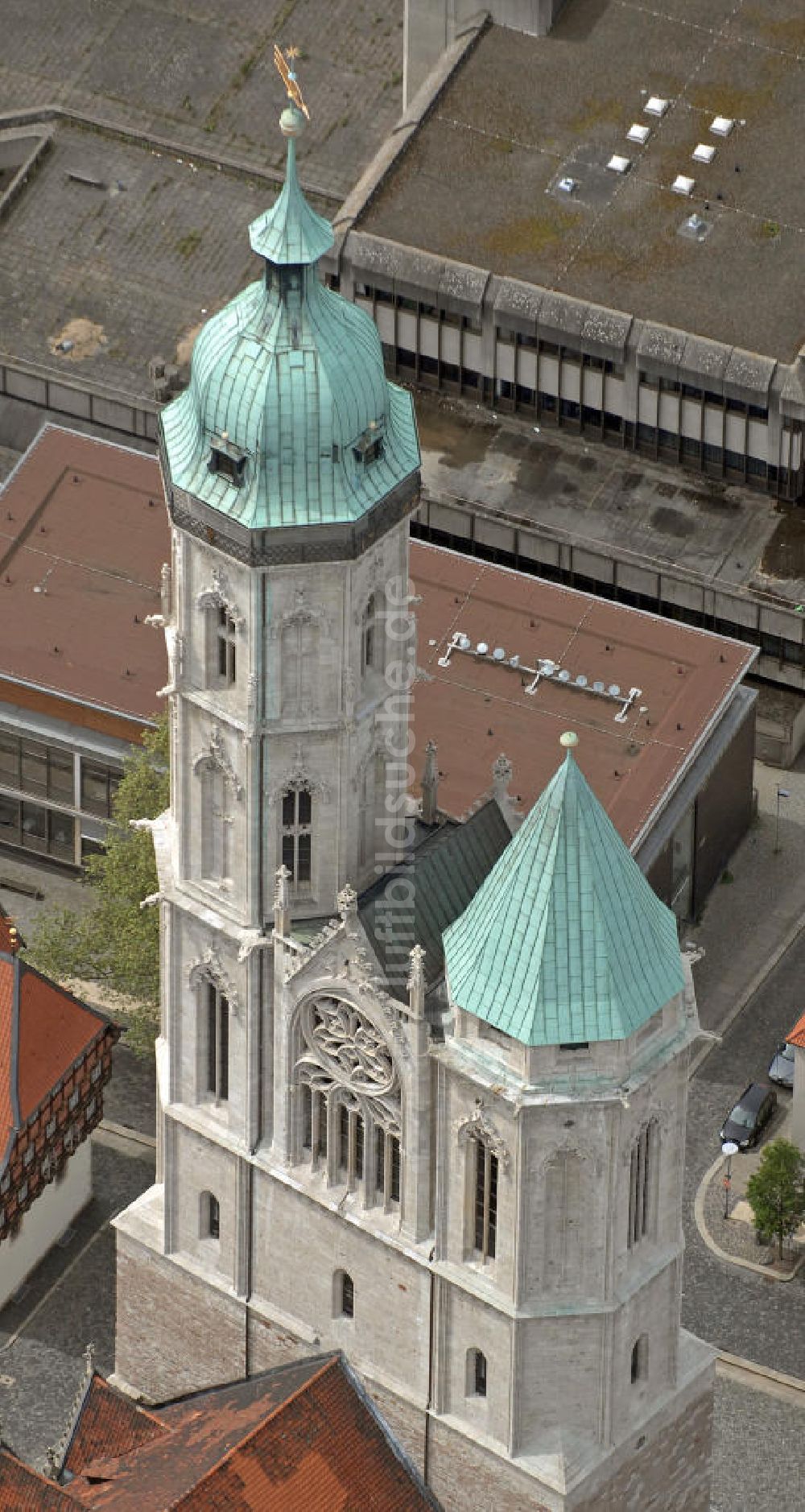 Luftbild Braunschweig - St. Andreaskirche Braunschweig