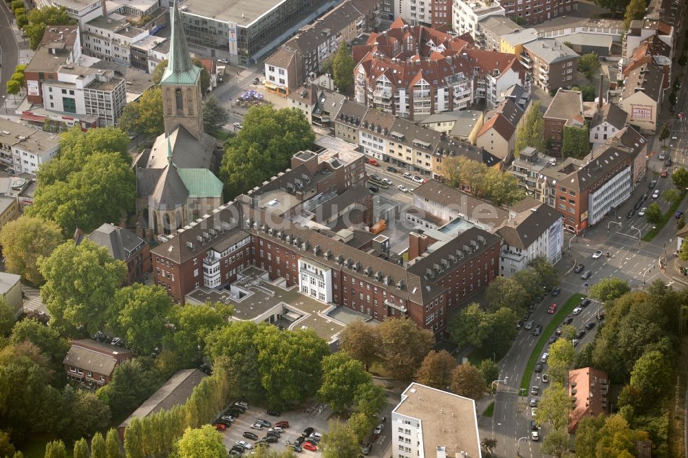 Bochum von oben - St. Elisabeth-Hospital in Bochum im Bundesland Nordrhein-Westfalen