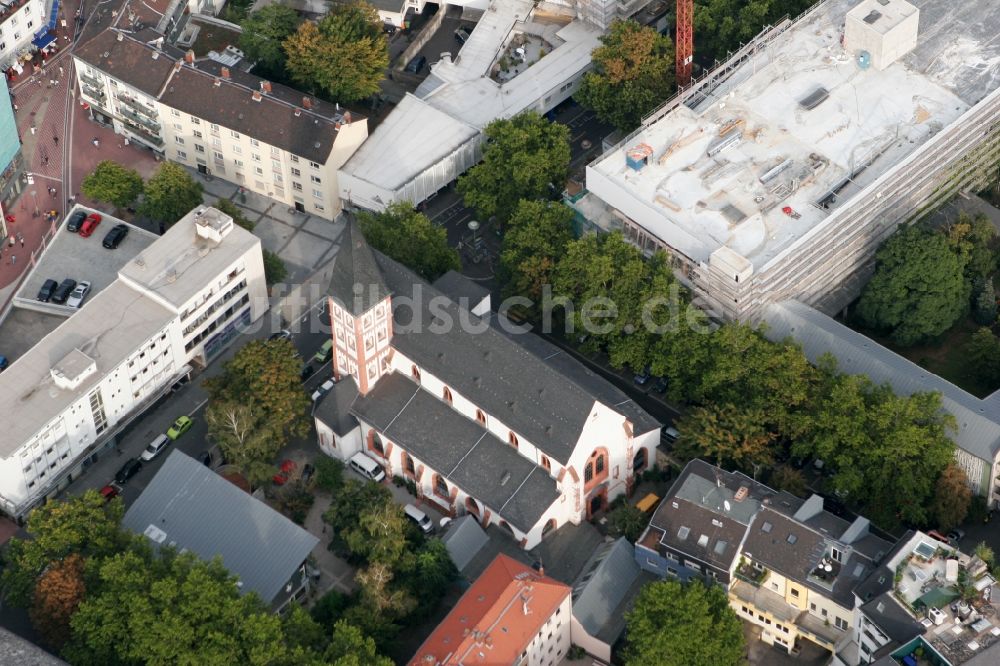 Luftbild Mainz - St. Emmeran-Kirche in Mainz im Bundesland Rheinland-Pfalz