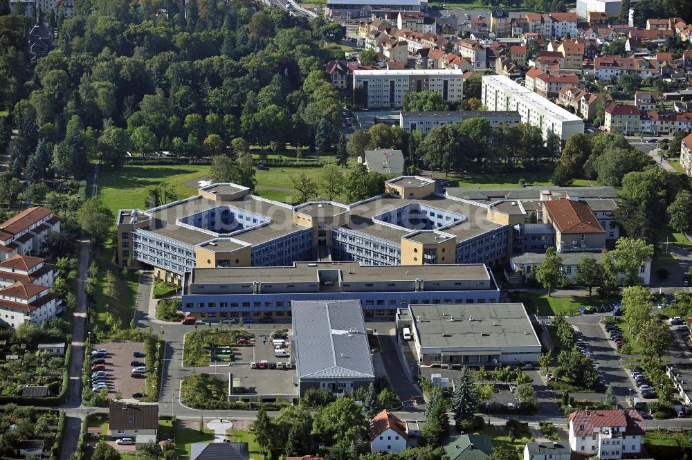 Eisenach von oben - St.-Georg-Klinikum-Eisenach