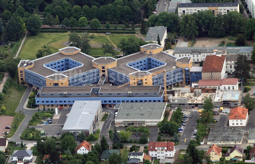 Eisenach von oben - St. Georgen Klinikum in Eisenach im Bundesland Thüringen