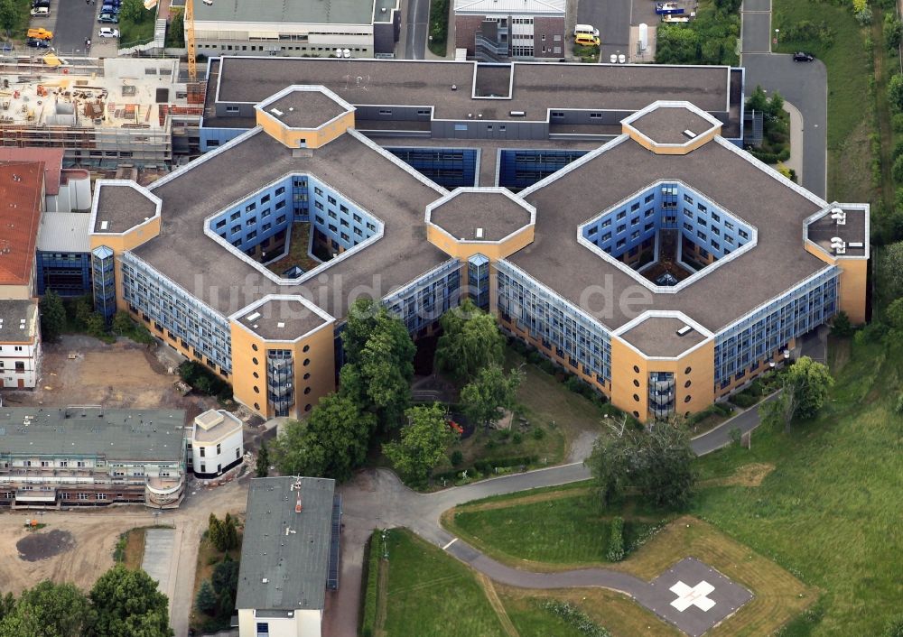 Luftaufnahme Eisenach - St. Georgen Klinikum in Eisenach im Bundesland Thüringen